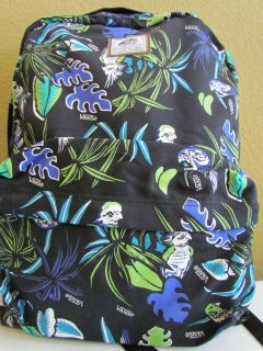 NWT Vans Off the Wall Multi Function Backpack Bookbag Floral