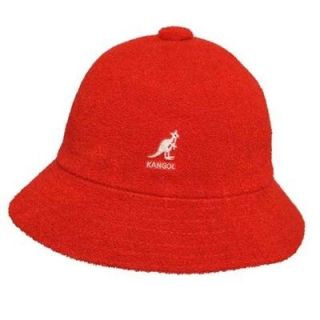 kangol bermuda casual scarlet red hat cap