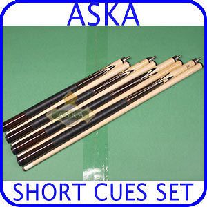 rosewood short pool cue set aska lcsc from canada time