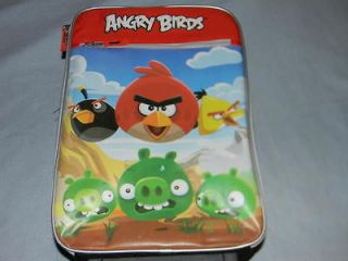 angry birds kids rolling suitcase luggage new 