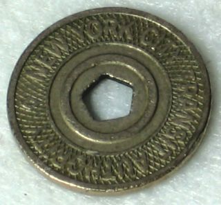 New York City NYC Subway Transit Token Last One in Use 1995 2003