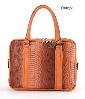 Women Faux Leather Laptop Handbag Tote Bag Briefcase Shoulder Work 