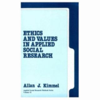   Social Research Vol. 12 by Allan J. Kimmel 1988, Paperback