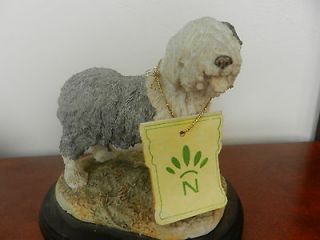 Old English Sheepdog 1984 Arnart Original Capodimante Style DOG Statue 