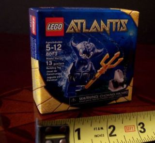 lego atlantis 8073 manta warrior with trident spear new one