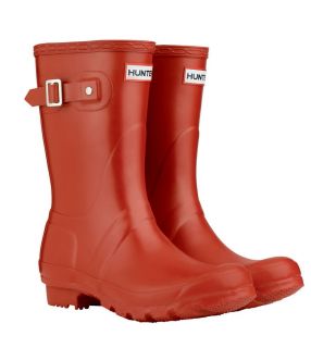 Hunter Short Classic Wellies (Red) **Official UK Stockist** RRP£65 