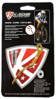 Edge Road Bicycle Chain Catcher Alloy Gold Frame protector 10g 