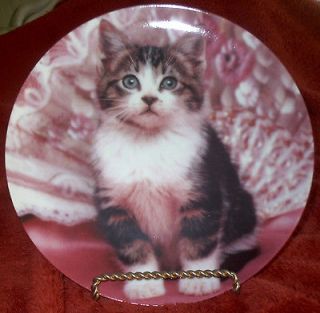 Perfectly Posed Kitten Plate #3 in Perfectly Posed Crestley Collection 