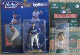 1998 98 Starting Lineup Hideo Nomo Lot Los Angeles Dodgers Japan