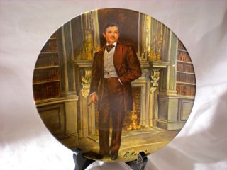   RHETT Fourth Gone With The Wind Knowles Porcelain Collector Plate