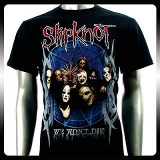 Slipknot Rock Band Music Rider Vintage Men T shirt Sz L Biker