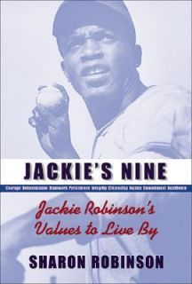 Jackies Nine Jackie Robinsons Values to Live by (2001, Hardcover 