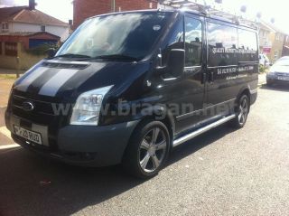   FORD TRANSIT SIDE BARS STEPS TUBES RUNNING BOARDS S/S VAN ACCESSORIES