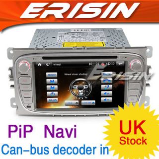 Erisin ES789GBP 2 Din HD Ford In Car DVD Stereo Player PiP TV iPod BT 