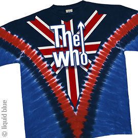 new the who long live rock tie dye t shirt