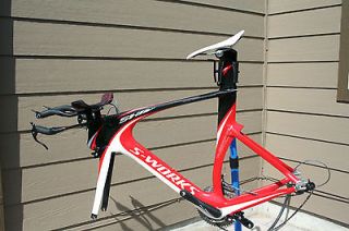 2011 Specialized S Works Shiv TT Carbon Bike Large 56 cm SRAM RED 