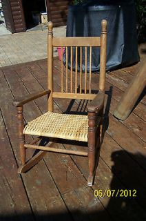 primitive child s rocking chair  165 00