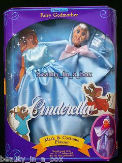   Godmother Mask Costume Set for Barbie Doll Disney Classics Cinderella