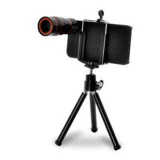 Hot sale 8X ZOOM Optical Telescope Camera Lens + Mini Tripod Stand 