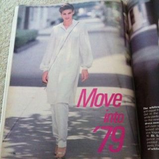 RARE 1st Appearance Gia Carangi In Vogue Patterns 1978 Gia (Nov Dec 