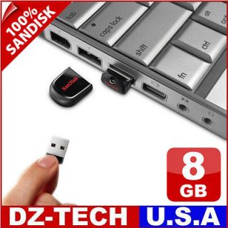   Cruzer Fit 8GB USB Flash Pen Drive SDCZ33 CZ33 Mini Memory Disk 8G