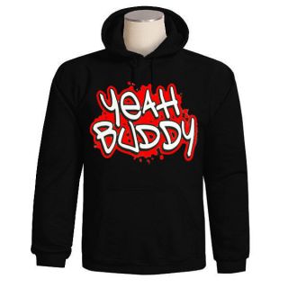 YEAH BUDDY Red Jersey Shore Funny Mens Sweatshirt Mike The Situation 