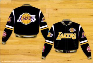 2012 L.A. Lakers Mens Officially Licensed NBA Cotton Twill Jacket by 
