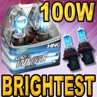 9007 HB5 White Xenon Headlight Bulbs For Low & High Beam #A