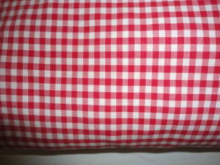 KOALA FITTED CRIB SHEET GINGHAM RED WHITE CHECK PRE OWNED