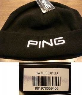 PING Winter Hat / Cap / Beanie   2013  BRAND NEW w/ Tags   100% 