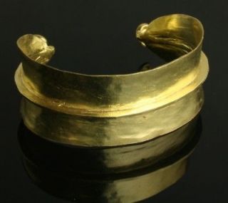 gorgous 1 fulani brass cuff incredible with earrings time left