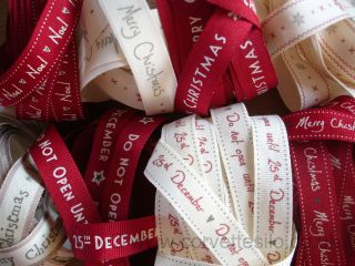 LARGEST COLLECTION   EAST OF INDIA RIBBONS ♥ CHRISTMAS SPECIAL 