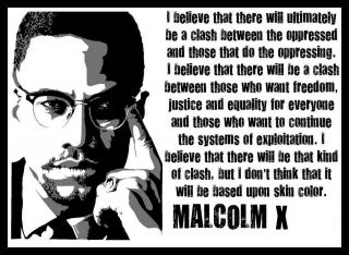 MALCOLM X AMERICAN BLACK FREEDOM FIGHTER QUOTATION TSHIRT ALL SIZES 4 