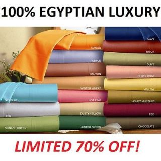 1500 THREAD COUNT 4 PIECE BED SHEET SET EGYPTIAN COTTON QUALITY All 