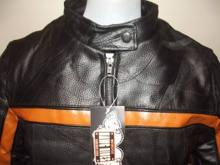 NWT Womens Soft Leather Long Sleeve Casual or Biker Motorcycle Racing 