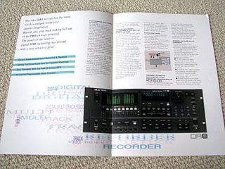akai dr 8 hard disc digital audio recorder brochure from