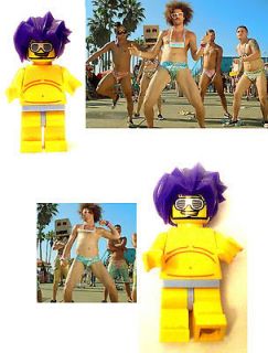 LEGO CUSTOM MADE MINIFIGURE LMFAO sexy and I know it singer Stefan pop 