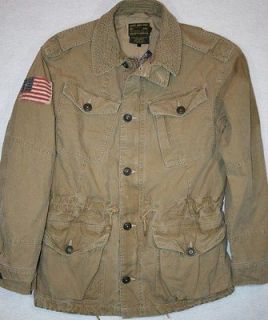 NWT $325 Polo Ralph Lauren SIZE MEDIUM Military Jacket Coat Mens M