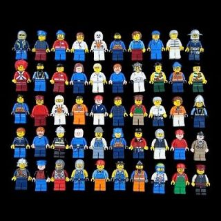 Grab Bag Lot of 10 LEGO Minifigures Figures Men People Minifigs from 