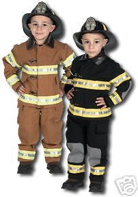 deluxe child firefighter costume