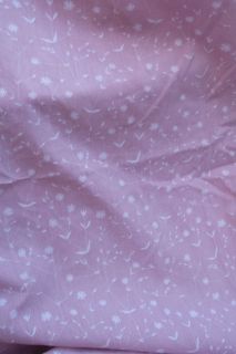 Vintage Marimekko Oy Queen Flat Floral Bed Sheet Bedding Fabric