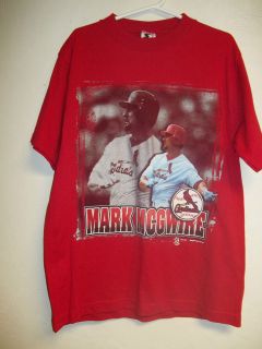 VINTAGE ST. LOUIS CARDINALS MARK McGWIRE SHIRT YOUTH LARGE 14  1 6 NEW 
