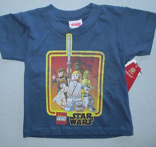 Star Wars Lego people toddler boy blue short sleeve t shirt 2 T NWT