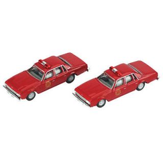 Classic Metal Works 50247 N Scale 1978 78 Chevy Impala(2) Fire Chief 