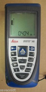 Leica Disto A6 Geosystems Laser Bluetooth Distance Meter measuring 