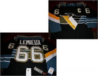 Mario Lemieux #66 Alternate Pittsburgh Penguins Mid Late 90s Jersey 