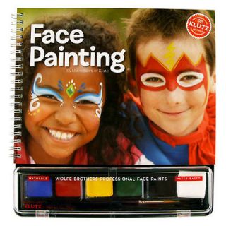 FACE PAINTING   FUN KIDS KLUTZ BOOK & ACTIVITY KIT WITH PROFESSIONAL 
