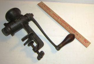 vintage larkin meat grinder 1 blade included works time left