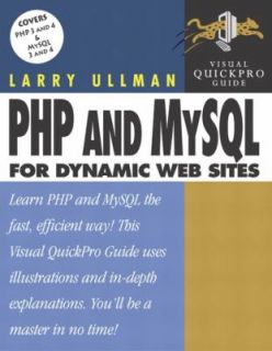   Web Sites Visual QuickPro Guide by Larry Ullman 2003, Paperback
