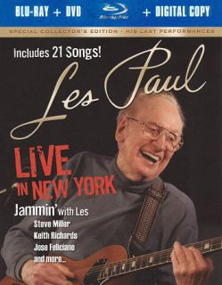 Les Paul Live in New York Blu ray DVD, 2010, 2 Disc Set, Includes 